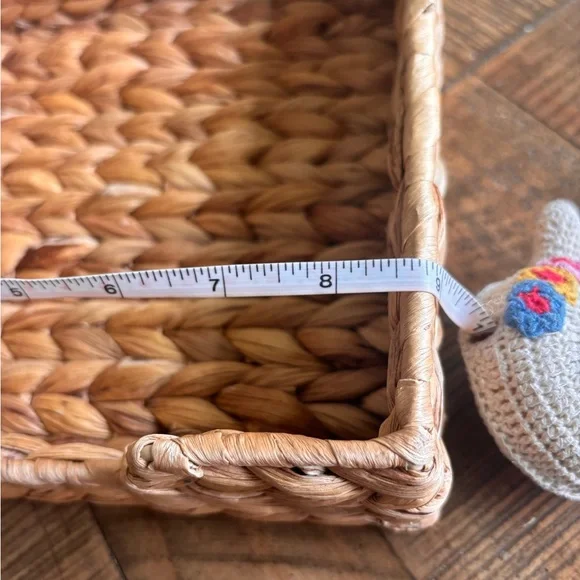 IKEA Woven Square Napkin Holder - Natural Straw - Picture 6 of 9